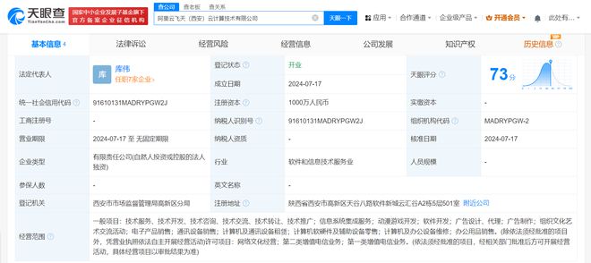 阿里云飛天落戶古都西安，千萬級注冊資本拓展系統集成新藍圖